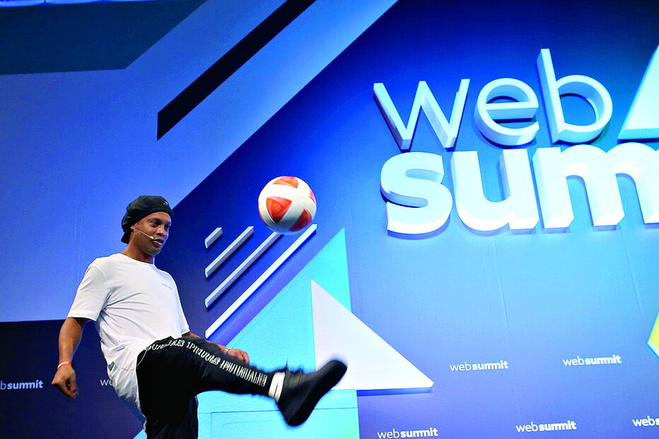 Ronaldinho Gaúcho na Web Summit