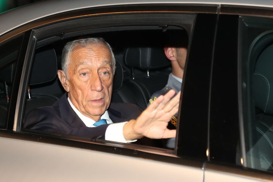 Manuel, o sem-abrigo que salvou o bebé no caixote do lixo e o Presidente da República, Marcelo Rebelo de Sousa	