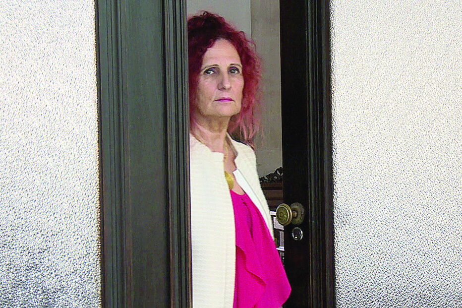 Maria Fernanda Lorigo em tribunal