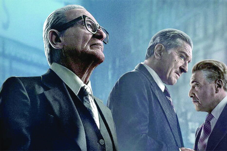 Joe Pesci, Robert De Niro e Al Pacino no filme ‘O Irlandês’, assinado por Martin Scorsese    