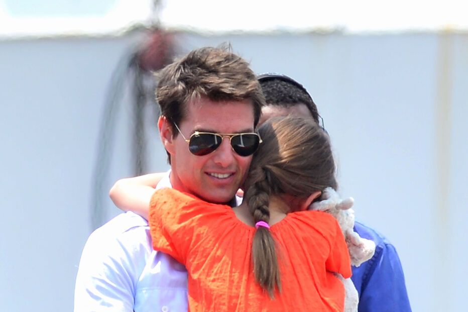 Tom Cruise com a filha Suri