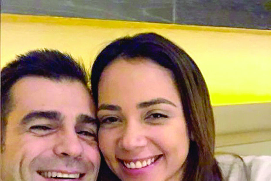 A brasileira com o empresário Miguel Osório 