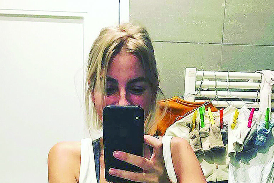 Jessica Athayde com o filho Oliver