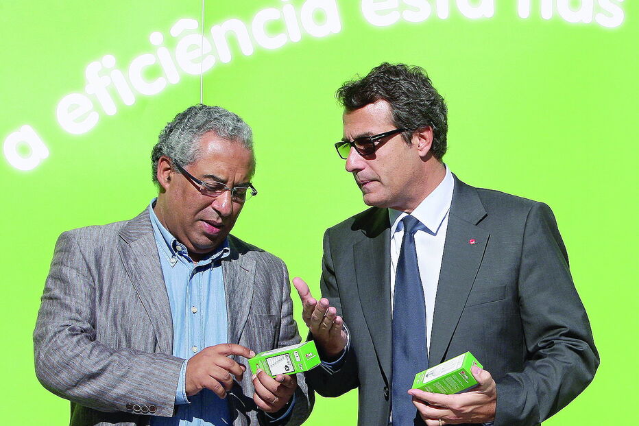 António Costa com António Mexia, presidente da EDP 
