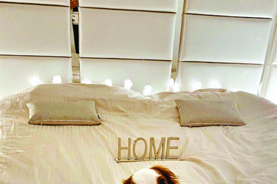 Cantora  partilhou a primeira fotografia na casa nova 