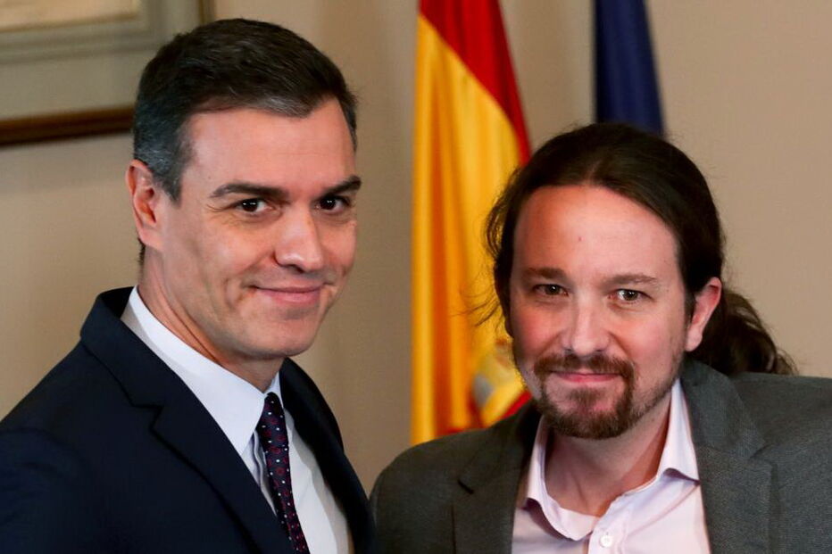 Pedro Sánchez e Pablo Iglesias