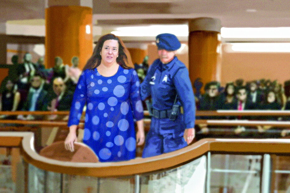 Rosa Grilo na 10ª sessão de julgamento