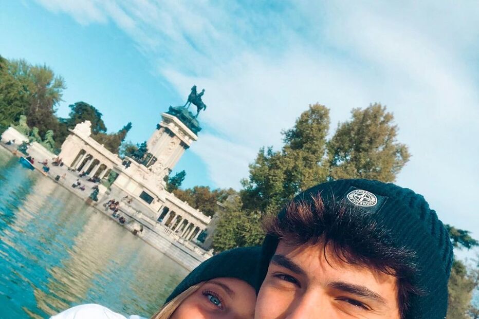 João Félix e Margarida Corceiro em Madrid