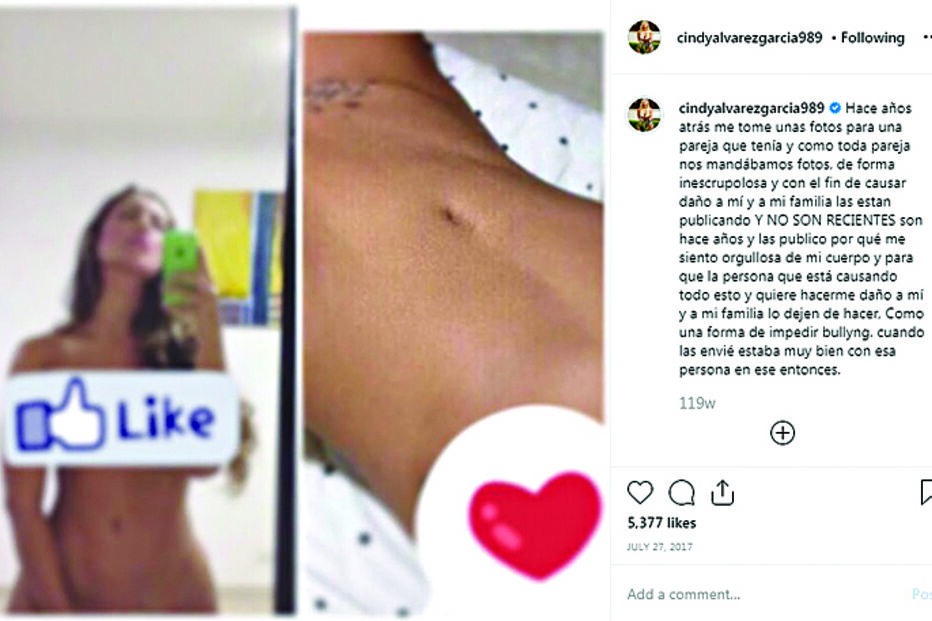 Fotos íntimas de mulher de Uribe à solta na Internet