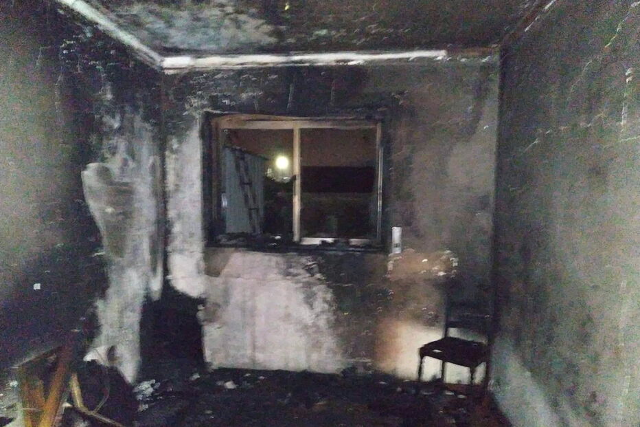 Fogo deflagrou no quarto da casa