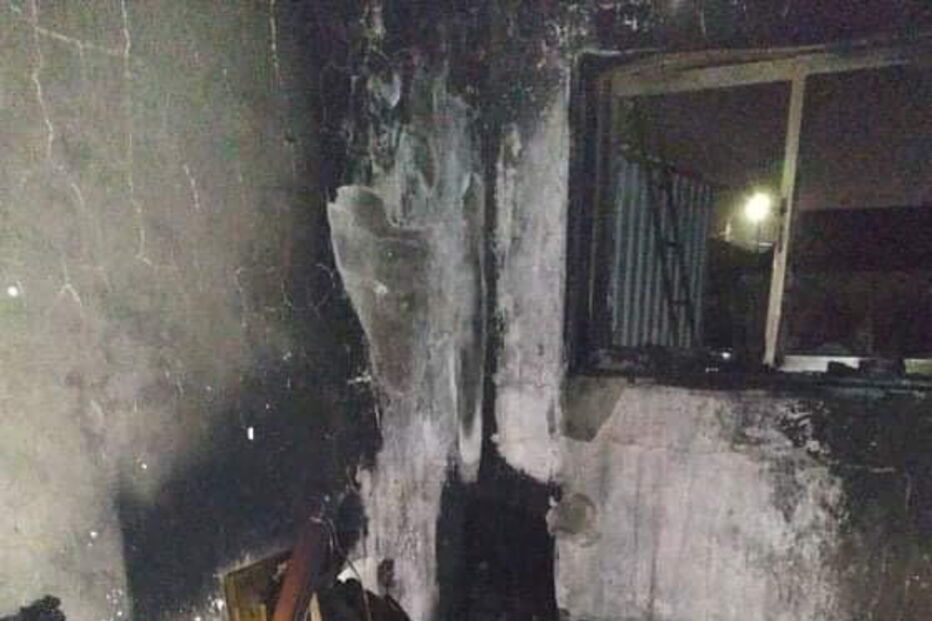 Fogo deflagrou no quarto da casa