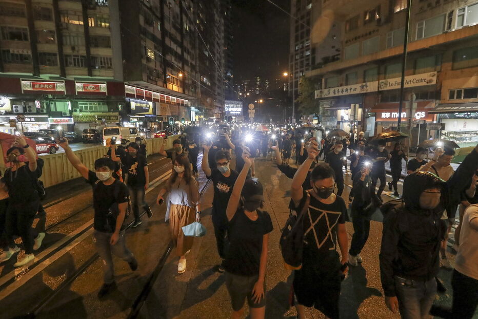 Manifestações Hong Kong
