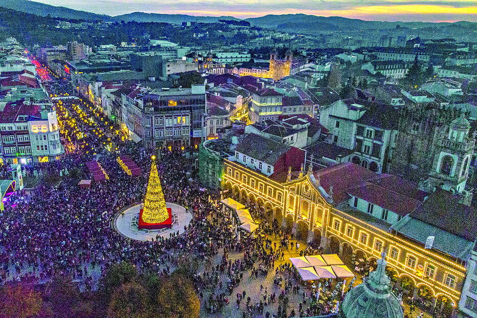 Iluminações de Natal em Braga