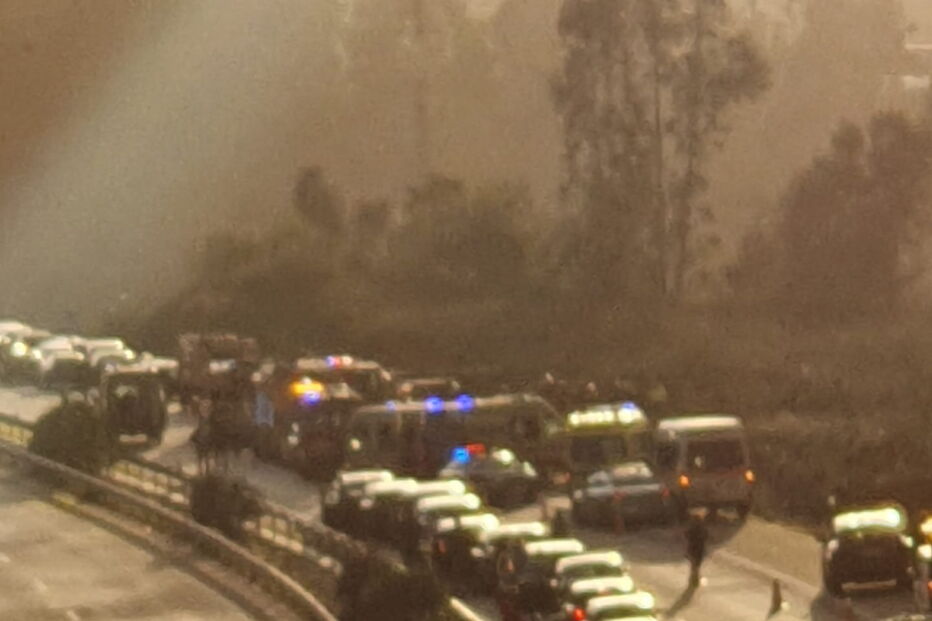 Acidente brutal a A42 em Paços de Ferreira