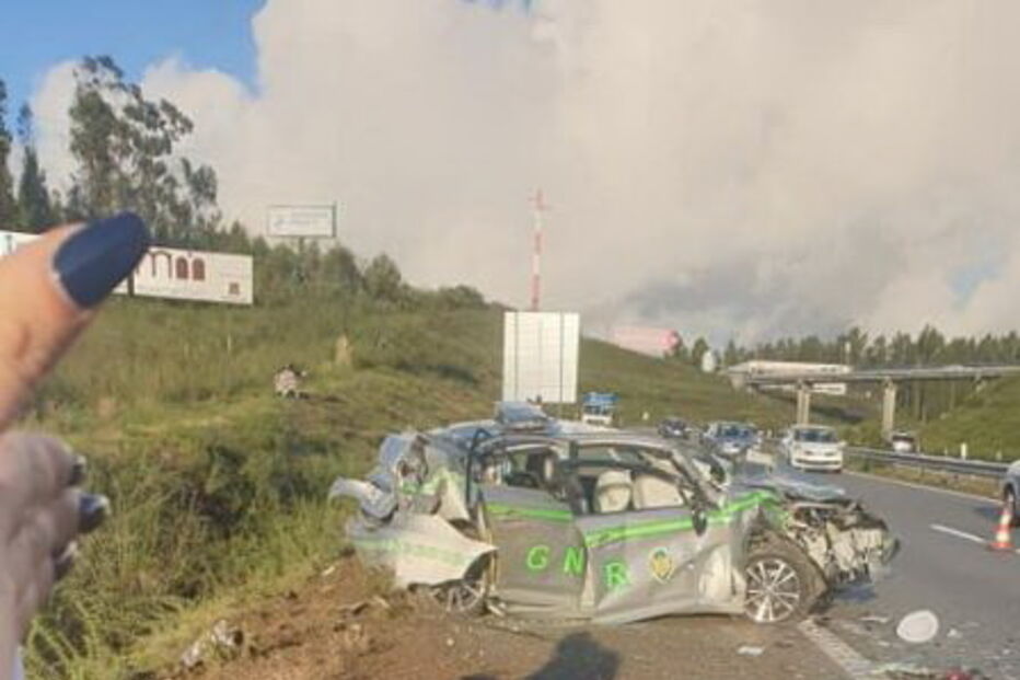 Acidente brutal a A42 em Paços de Ferreira	