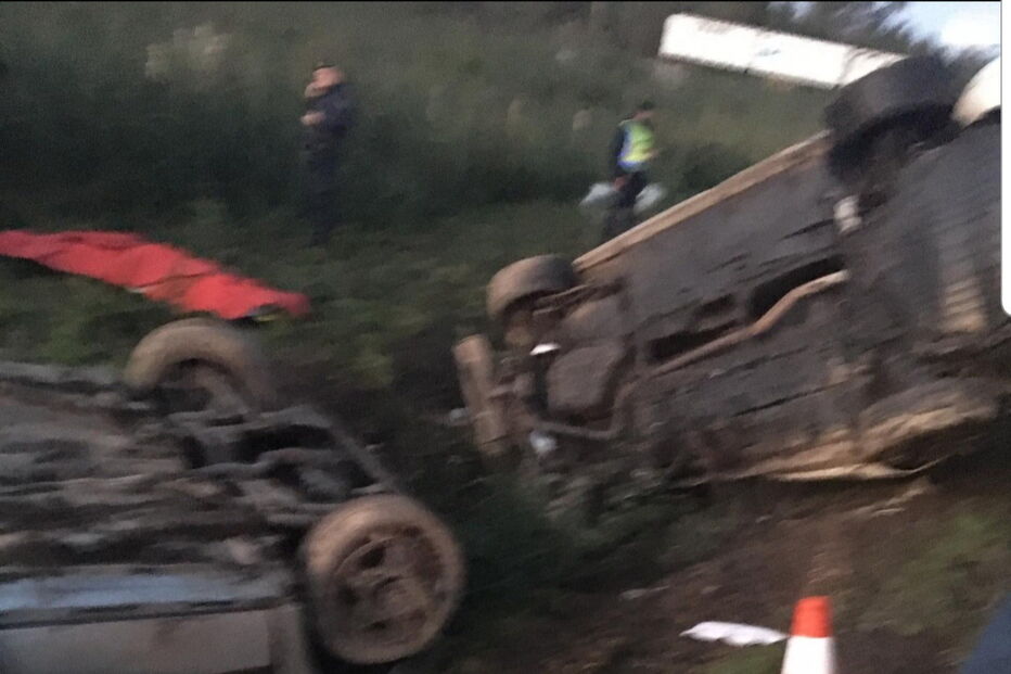 Acidente brutal a A42 em Paços de Ferreira	