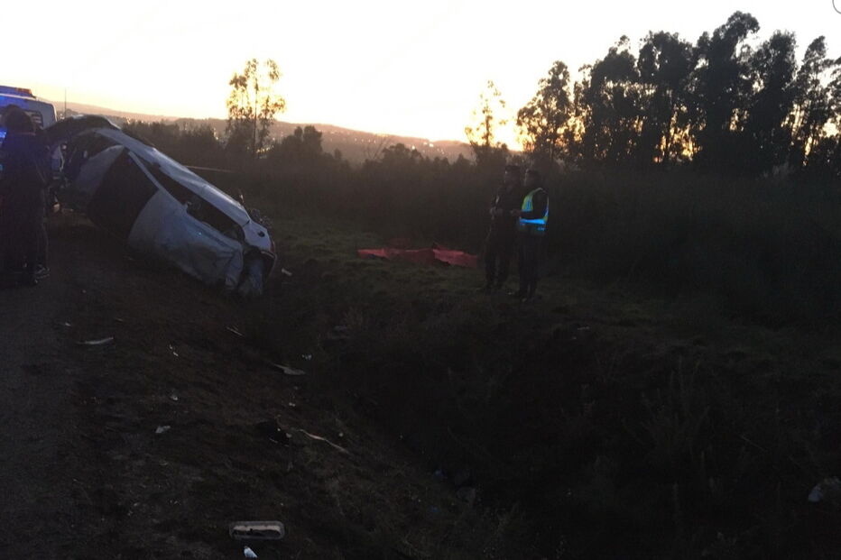 Acidente brutal a A42 em Paços de Ferreira	