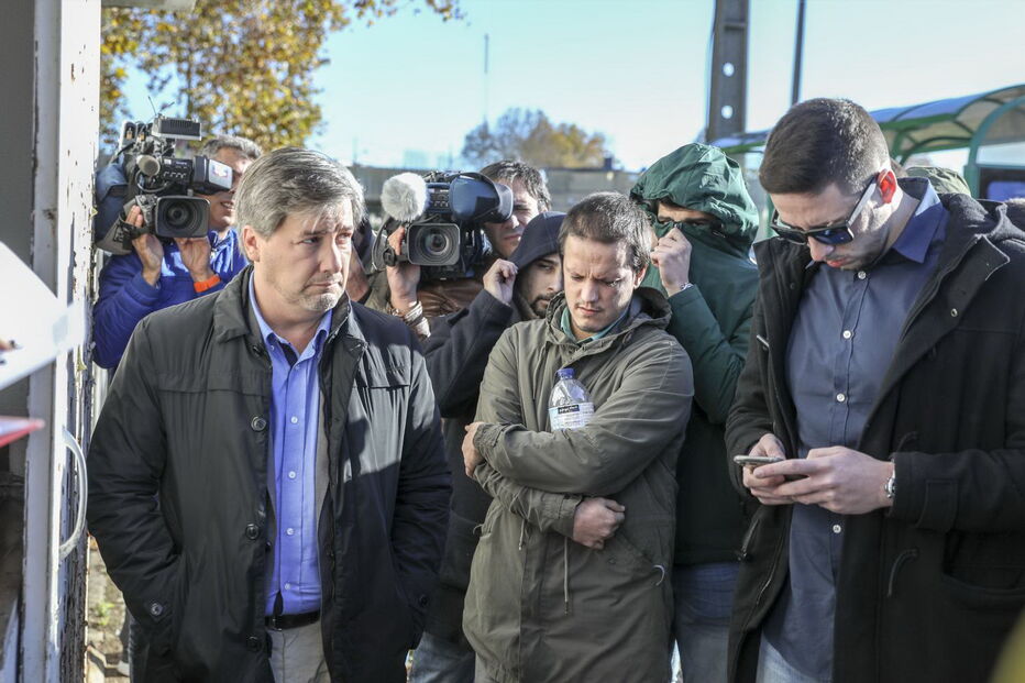 Bruno de Carvalho chega ao tribunal de Monsanto para a primeira sessão do julgamento do ataque a Alcochete