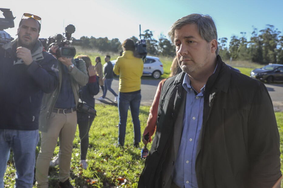 Bruno de Carvalho chega ao tribunal de Monsanto para a primeira sessão do julgamento do ataque a Alcochete
