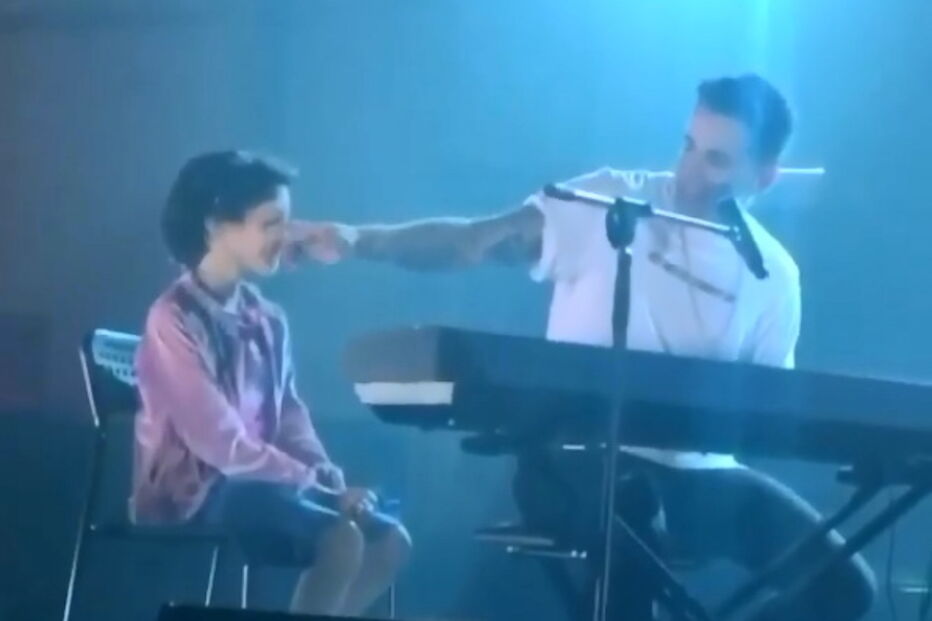 Fernando Daniel com a pequena Maggie