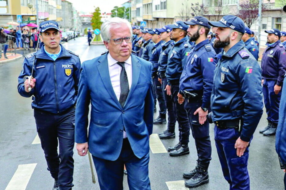 Eduardo Cabrita na cerimónia 