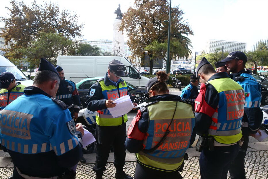 Manifestação da PSP e GNR em Lisboa