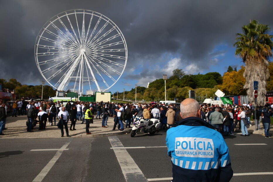 Manifestação da PSP e GNR em Lisboa
