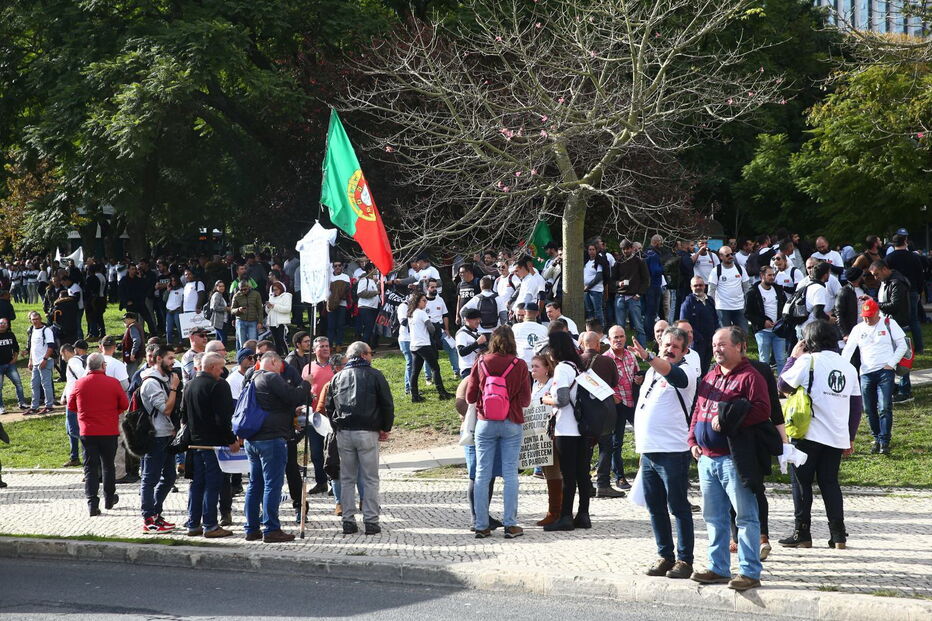Manifestação da PSP e GNR em Lisboa