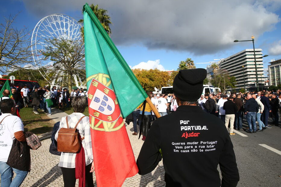 Manifestação da PSP e GNR em Lisboa