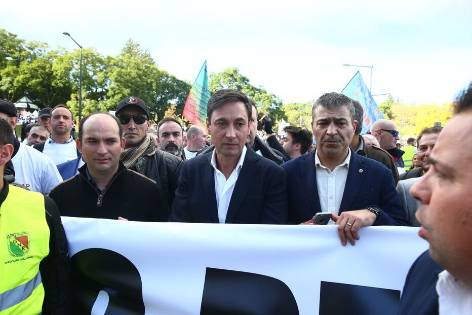 Manifestação da PSP e GNR em Lisboa