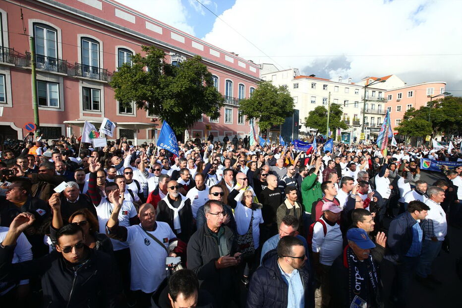 Manifestação da PSP e GNR em Lisboa
