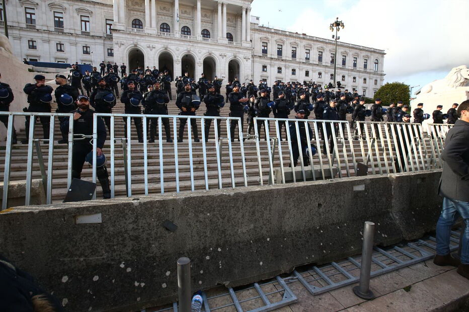 Manifestação da PSP e GNR em Lisboa