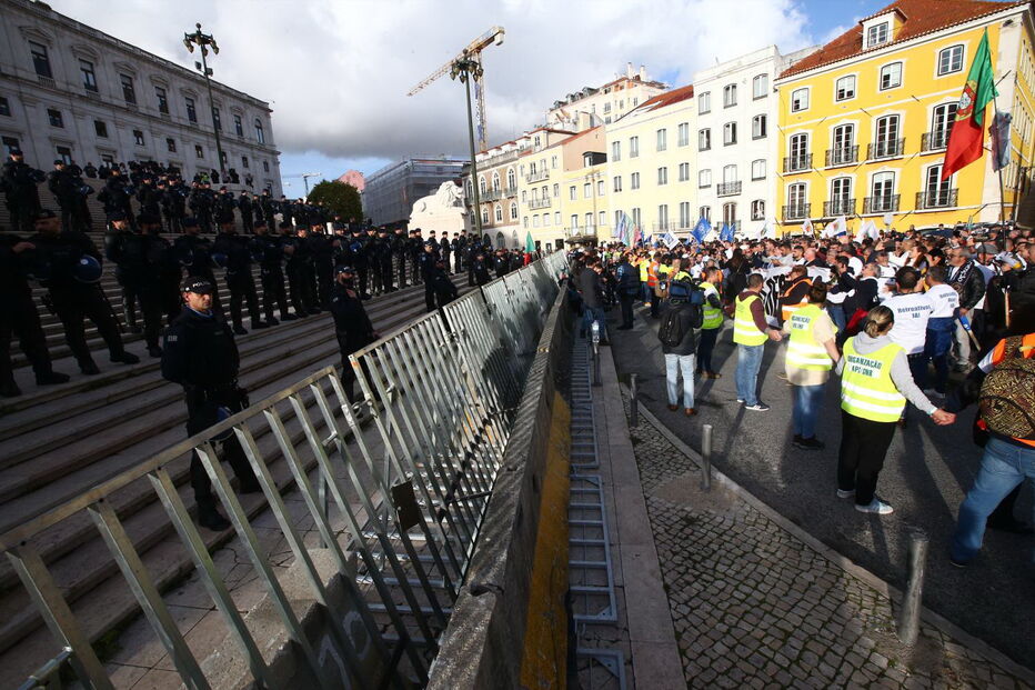 Manifestação da PSP e GNR em Lisboa