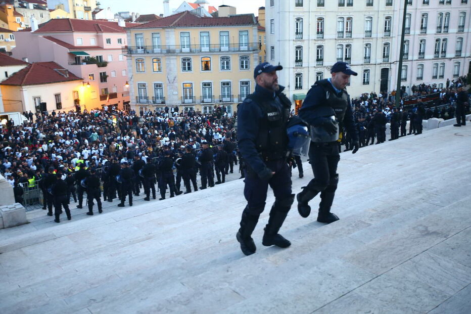Manifestação da PSP e GNR em Lisboa