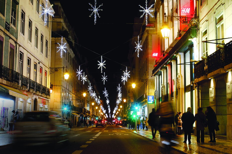 Luzes de Natal em Lisboa