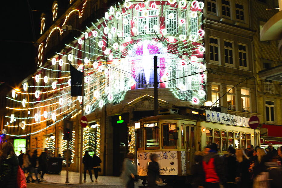 Luzes de Natal no Porto