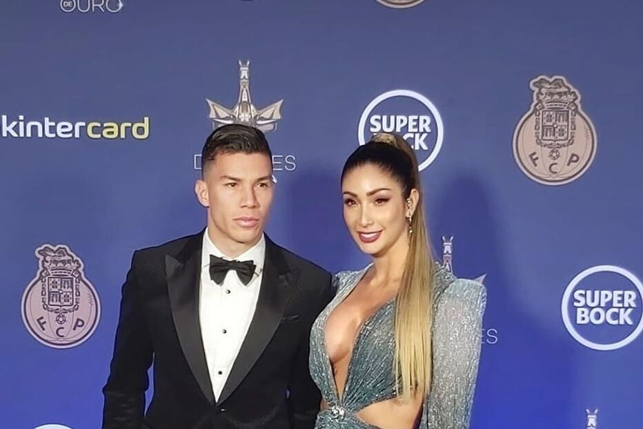 Mateus Uribe e a mulher, Cindy Garcia