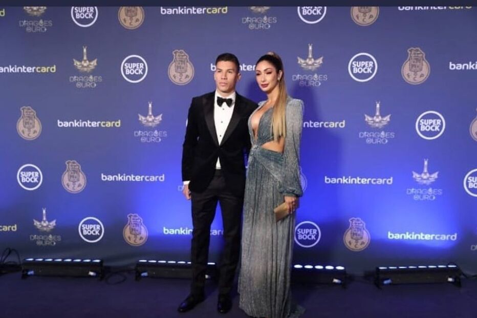 Mateus Uribe e a mulher, Cindy Garcia