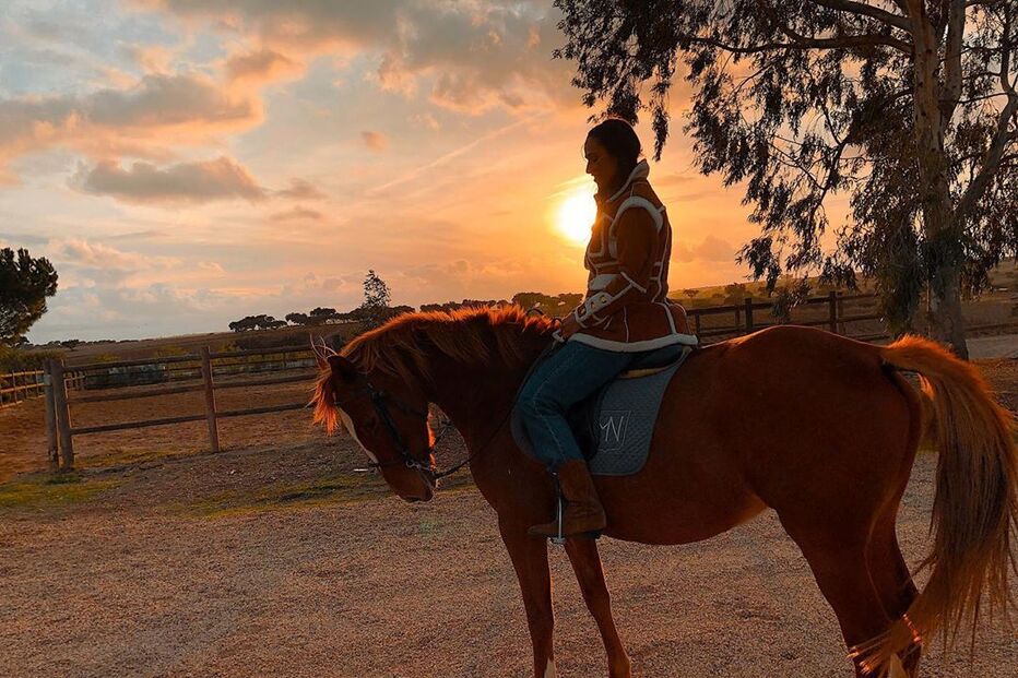 Rita Pereira desfruta no Alentejo