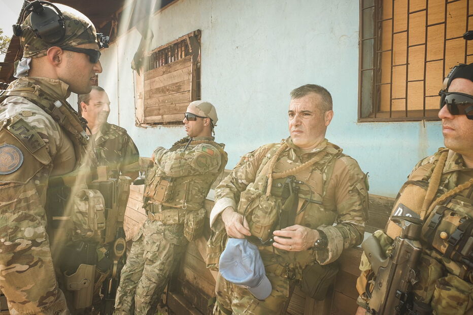 Tenente-coronel Victor Gomes, comandante da 6.ª Força Nacional Destacada na República Centro-Africana