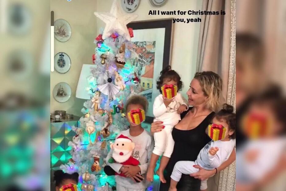 Luciana Abreu e as filhas