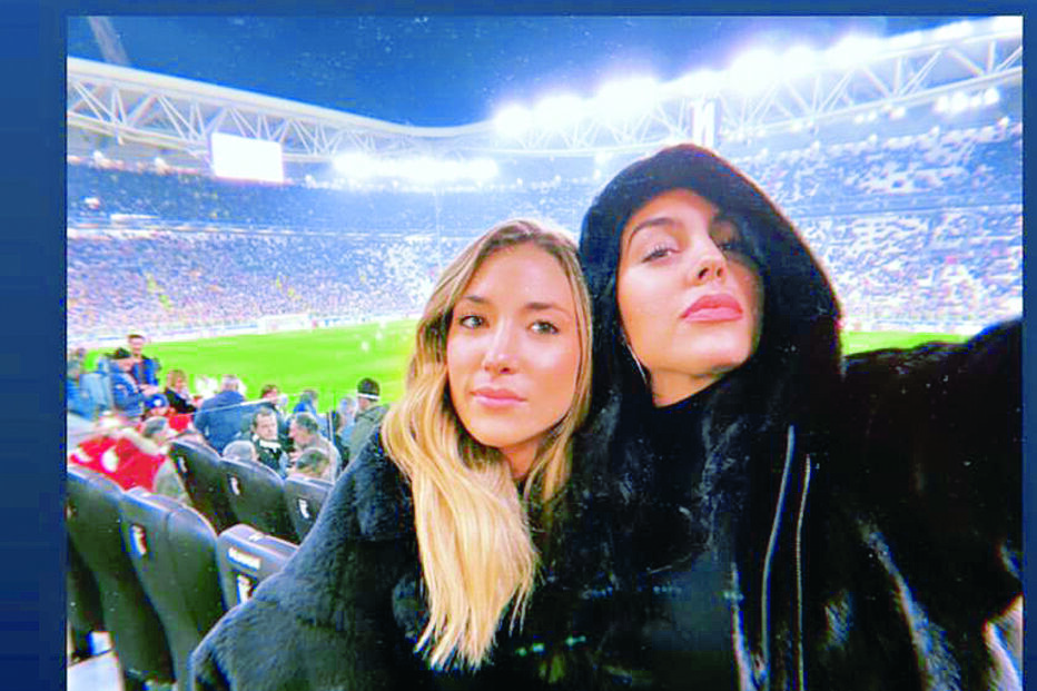 Georgina partilhou fotos antes da partida	