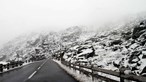 Estradas de acesso à Serra da Estrela cortadas devido à queda de neve