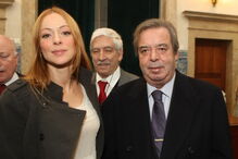 Carlos Amaral Dias e a filha Joana Amaral Dias