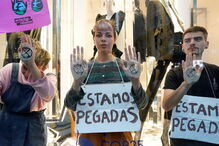 Protestos em Madrid pelo clima