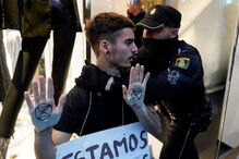 Protestos em Madrid pelo clima