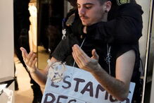 Protestos em Madrid pelo clima