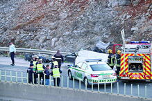 Colisão aconteceu terça-feira na A22 