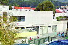 EB 1 do Linhó, local da queda  