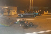 Homem de 60 anos morre em colisão entre carro e mota na EN109 em Vagos